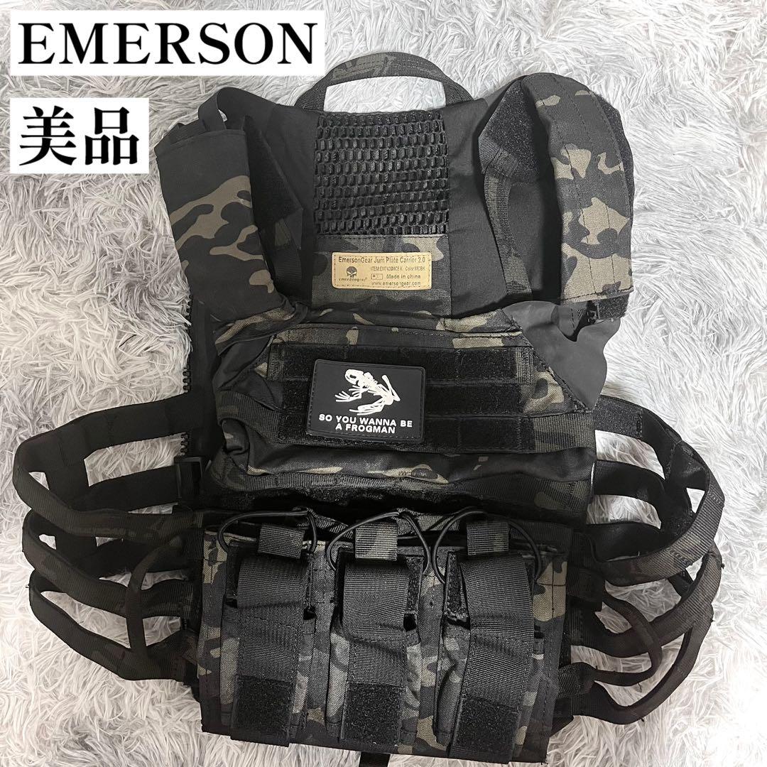 美品　エマーソン製 マルチカムブラック プレートキャリア　CPC EMERSON