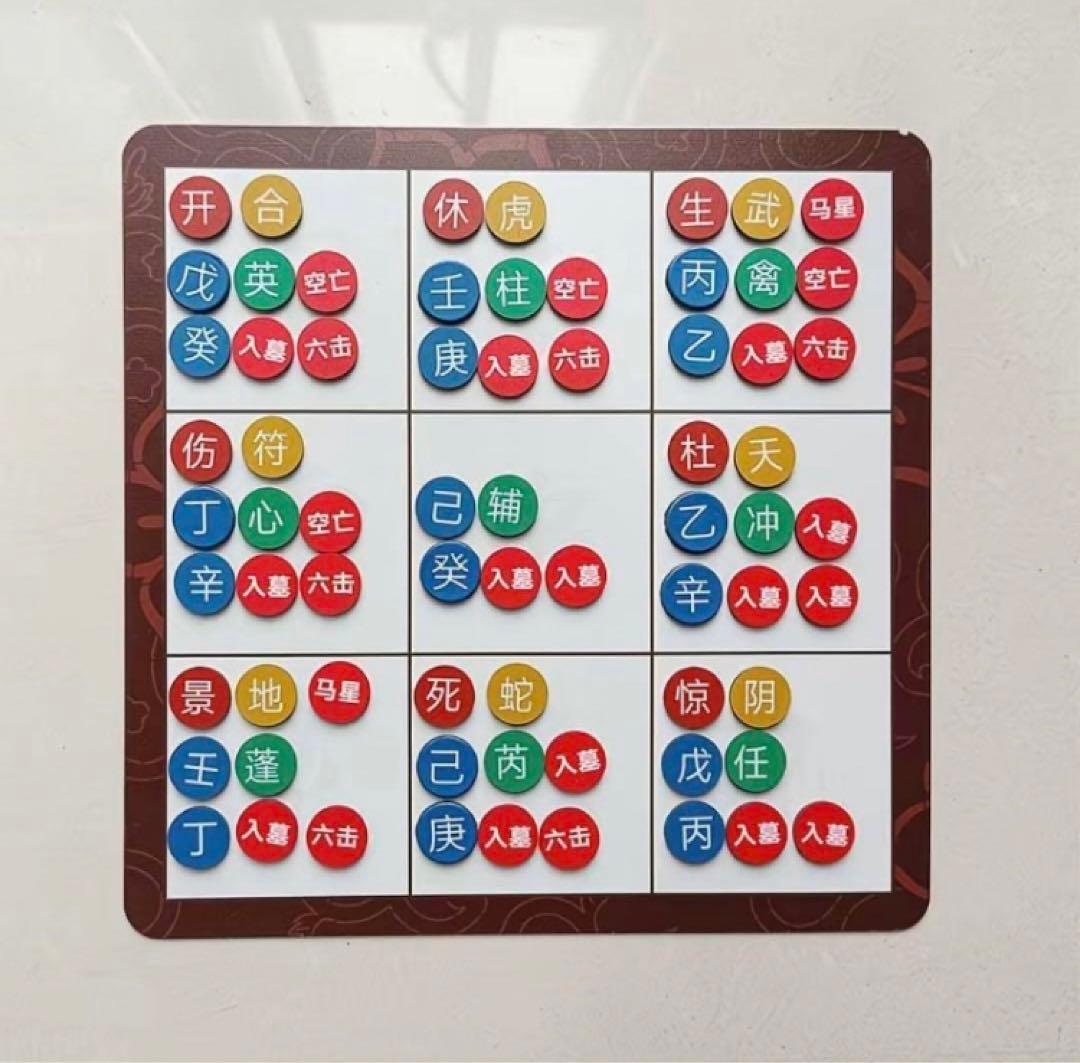 奇門遁甲天書評註　奇門遁甲地書評註　奇門遁甲盤 [磁石吸引で遁甲盤を作る練習具]