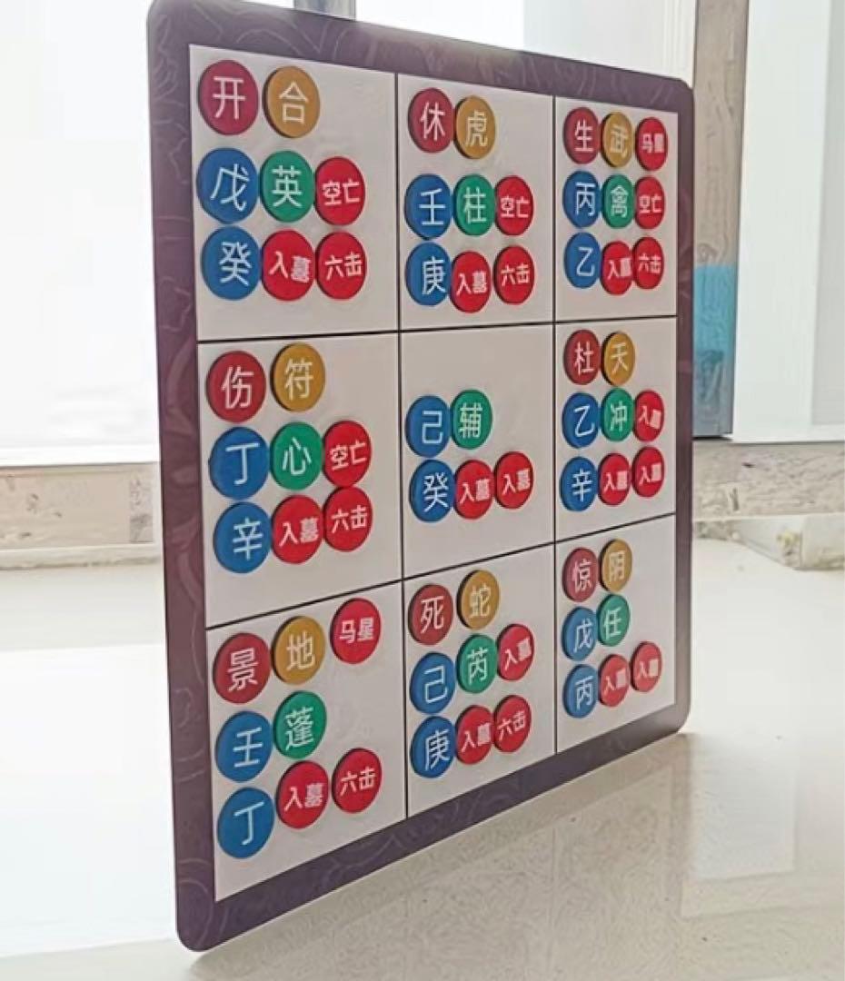 奇門遁甲天書評註　奇門遁甲地書評註　奇門遁甲盤 [磁石吸引で遁甲盤を作る練習具]