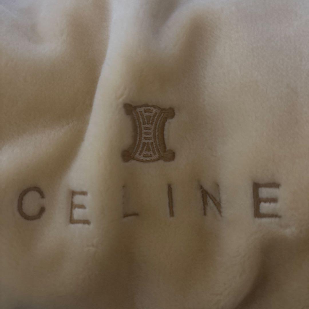 西川　未使用　CELINE セリーヌ シルクタッチアクリル毛布