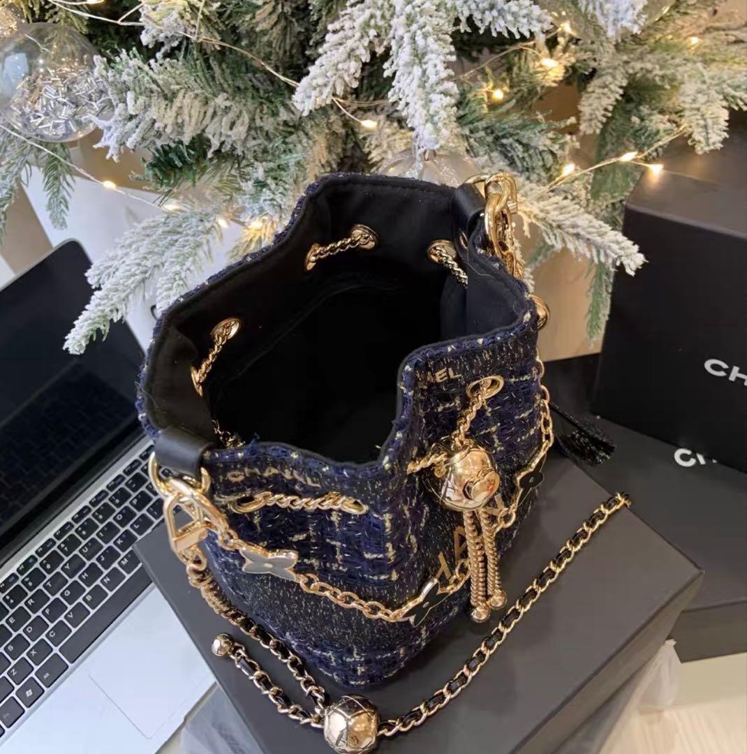 CHANEL ノベルティ ショルダーバッグ 巾着ショルダーバッグ 箱無し