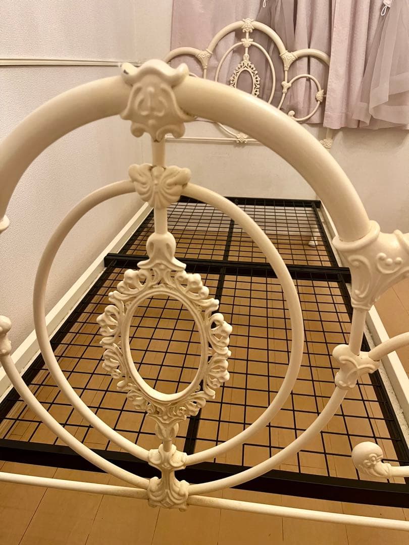 ローラアシュレイ サマセット シングルベッドフレーム アイボリー