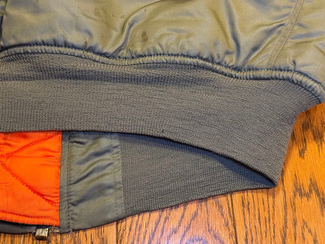 ★米軍 実物 1968年契約 MA-1 Dタイプ サイズMEDIUM