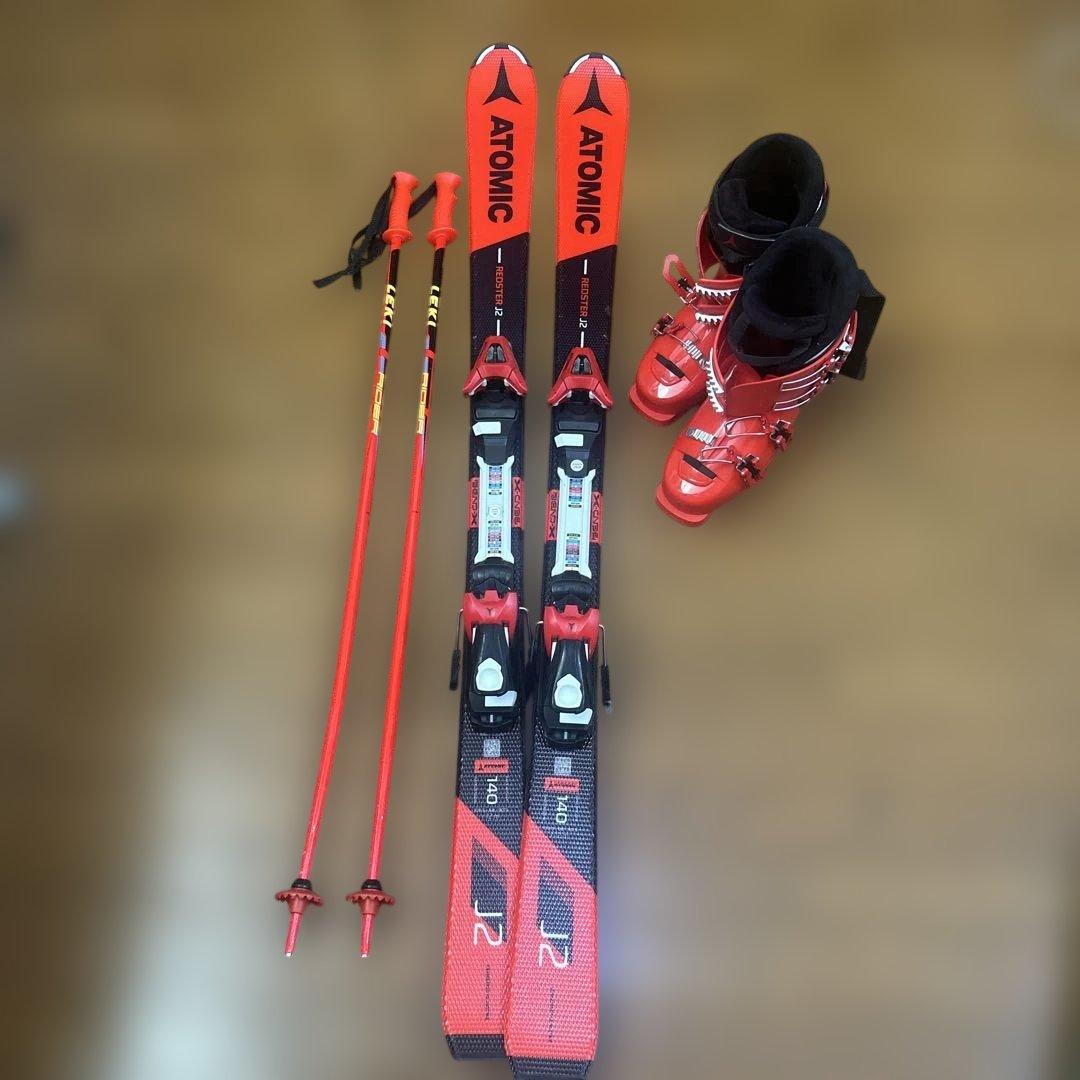 子供用　ATOMIC アトミック　スキーセット 140㎝