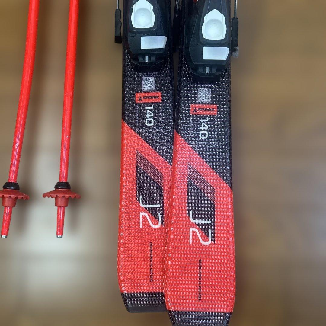 子供用　ATOMIC アトミック　スキーセット 140㎝