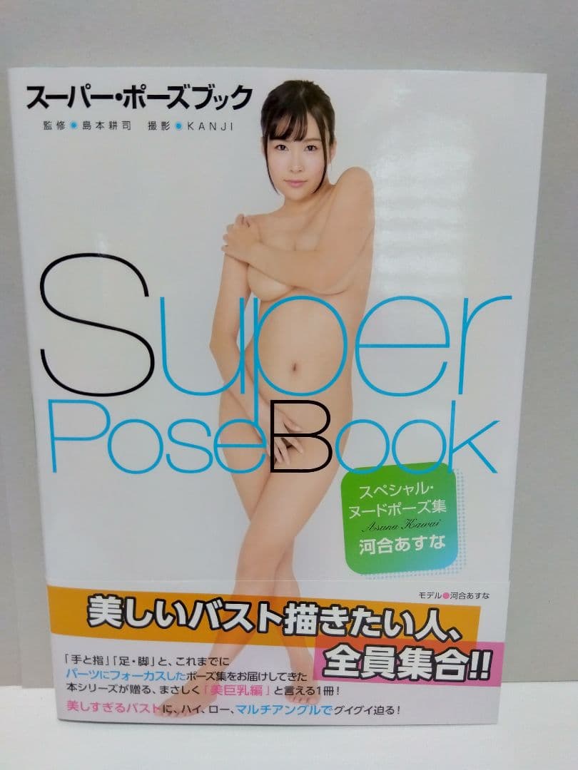 スーパーポーズブック 河合あすな デッサン 芸術 フォトブック アート 写真集