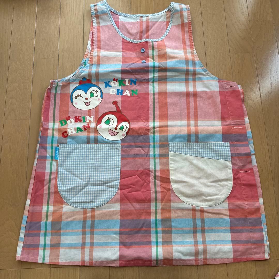 保育士　エプロン　アンパンマン コキンちゃん　ドキンちゃん　まとめ売り