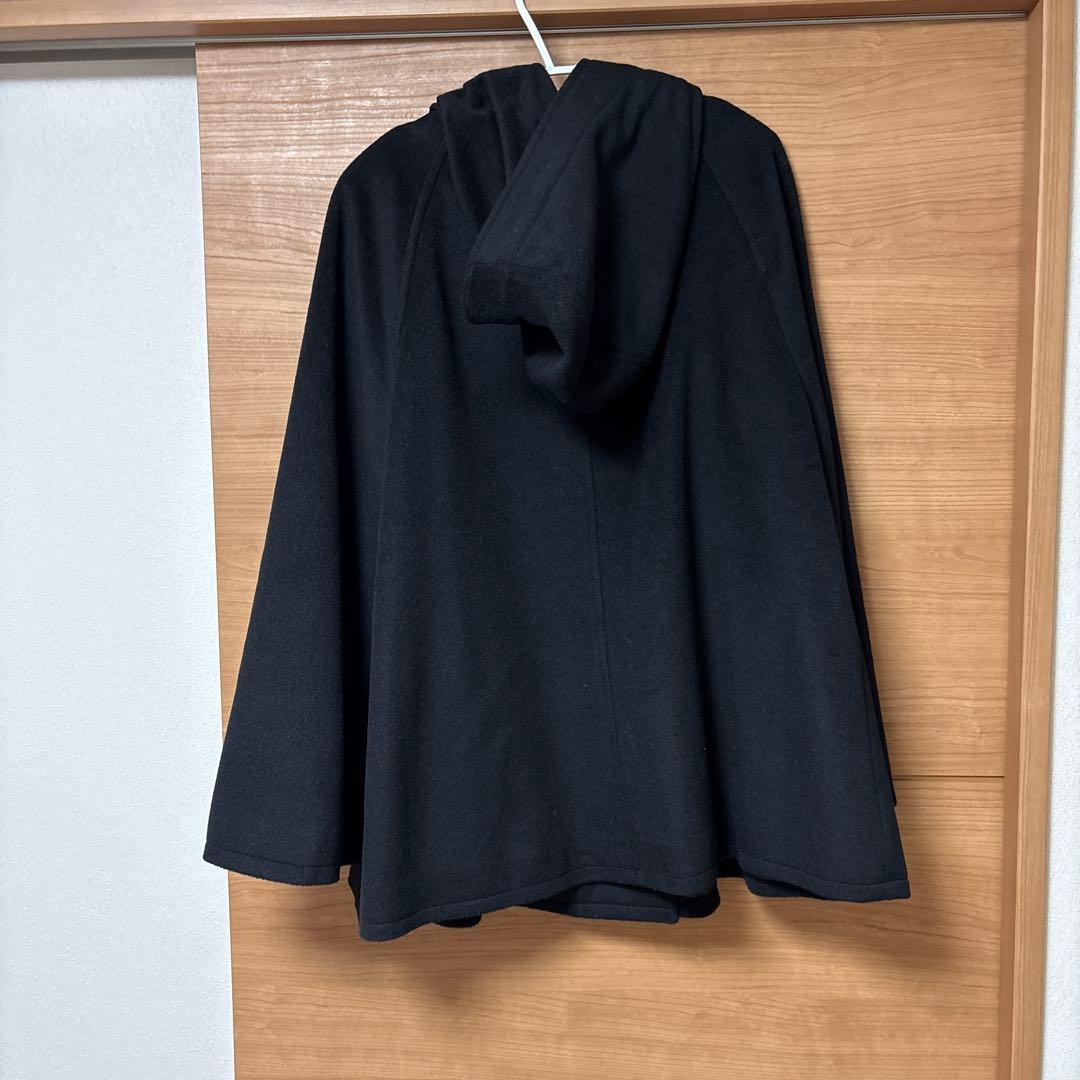 【本日限定値下げ】UNTITLED アンタイトル　フード付き黒ダッフルコート