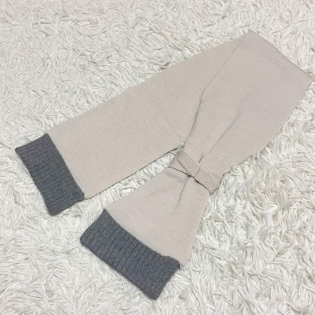 【tomo】Burberry バーバリー マフラー ニット ボタン付き