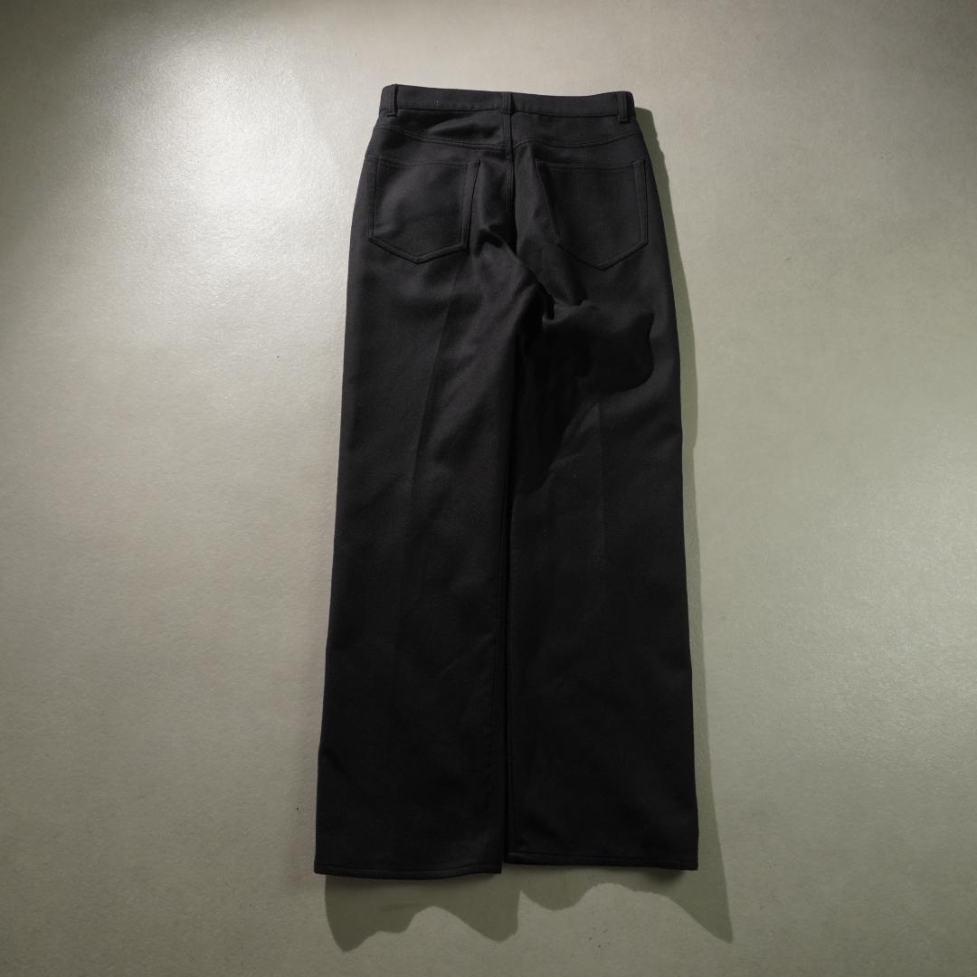 AURALEE シングルノータックスラックスパンツ 黒/AZ89