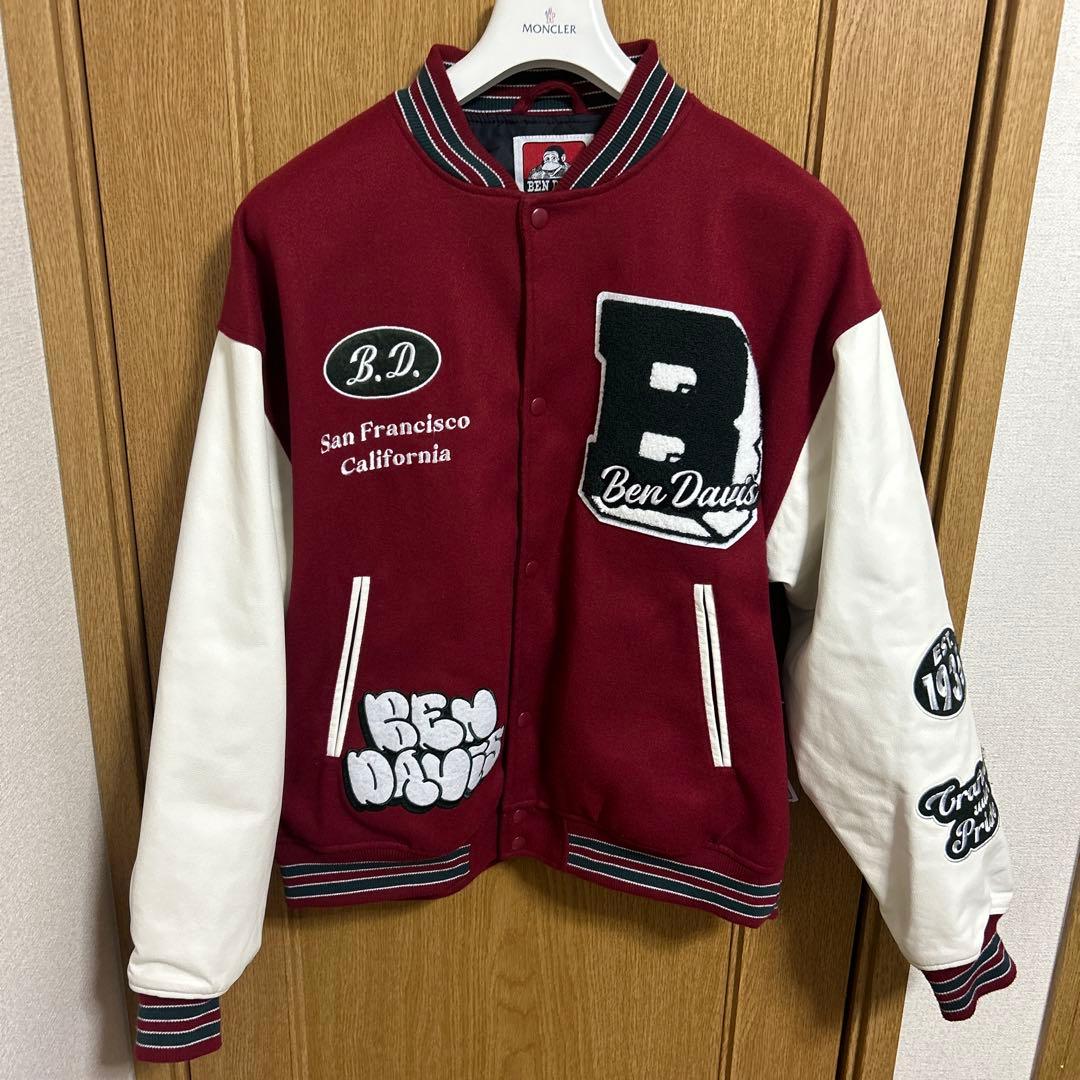 Ben Davis スタジャン M バーガンディ