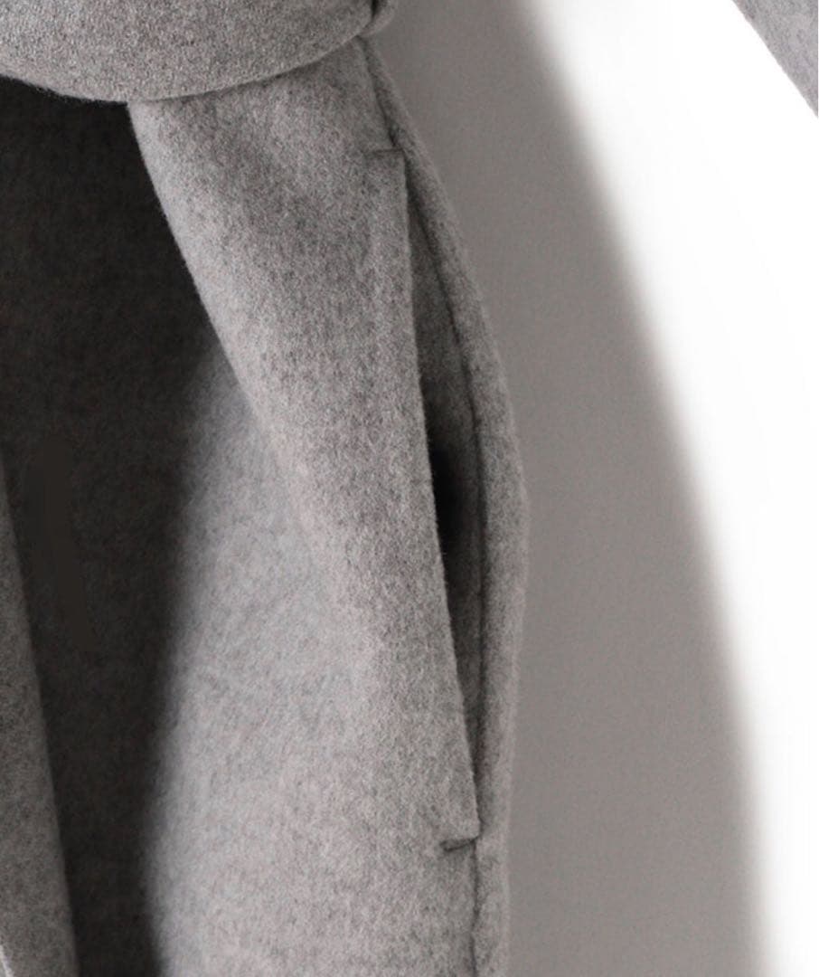 NORC ウール ローブロングコート/ドゥロワーブラミンクプランCドゥーズィエム