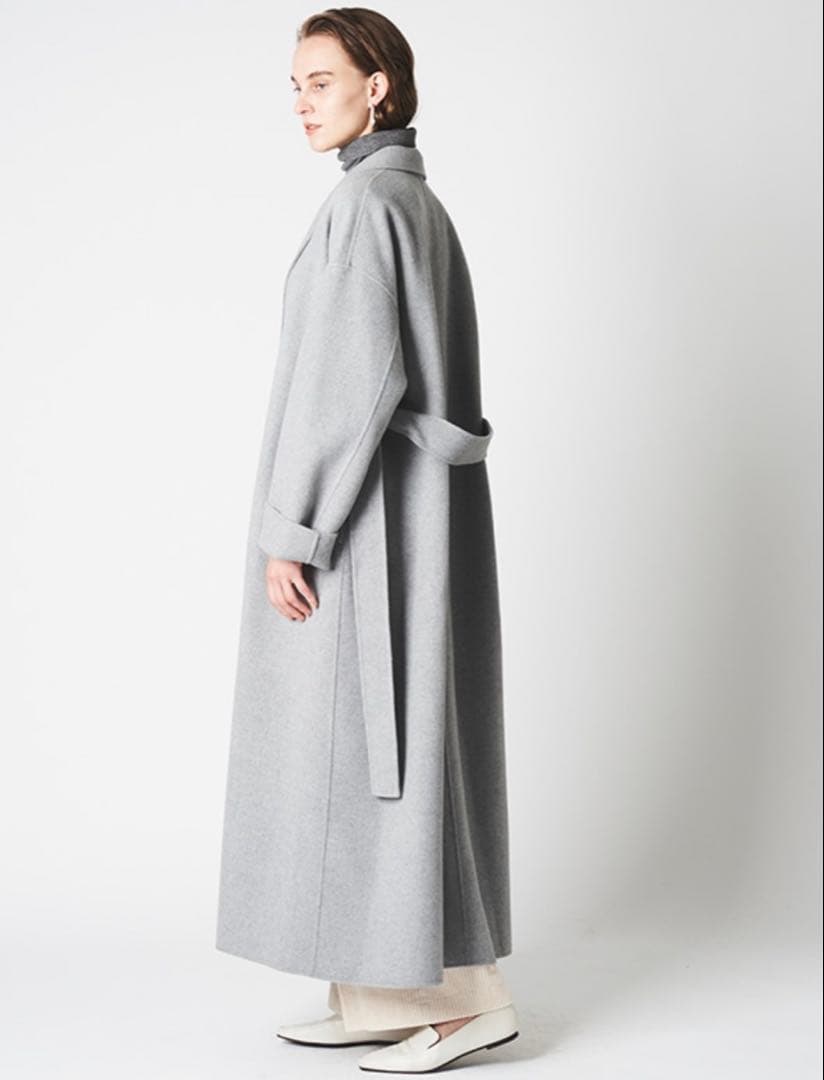 NORC ウール ローブロングコート/ドゥロワーブラミンクプランCドゥーズィエム