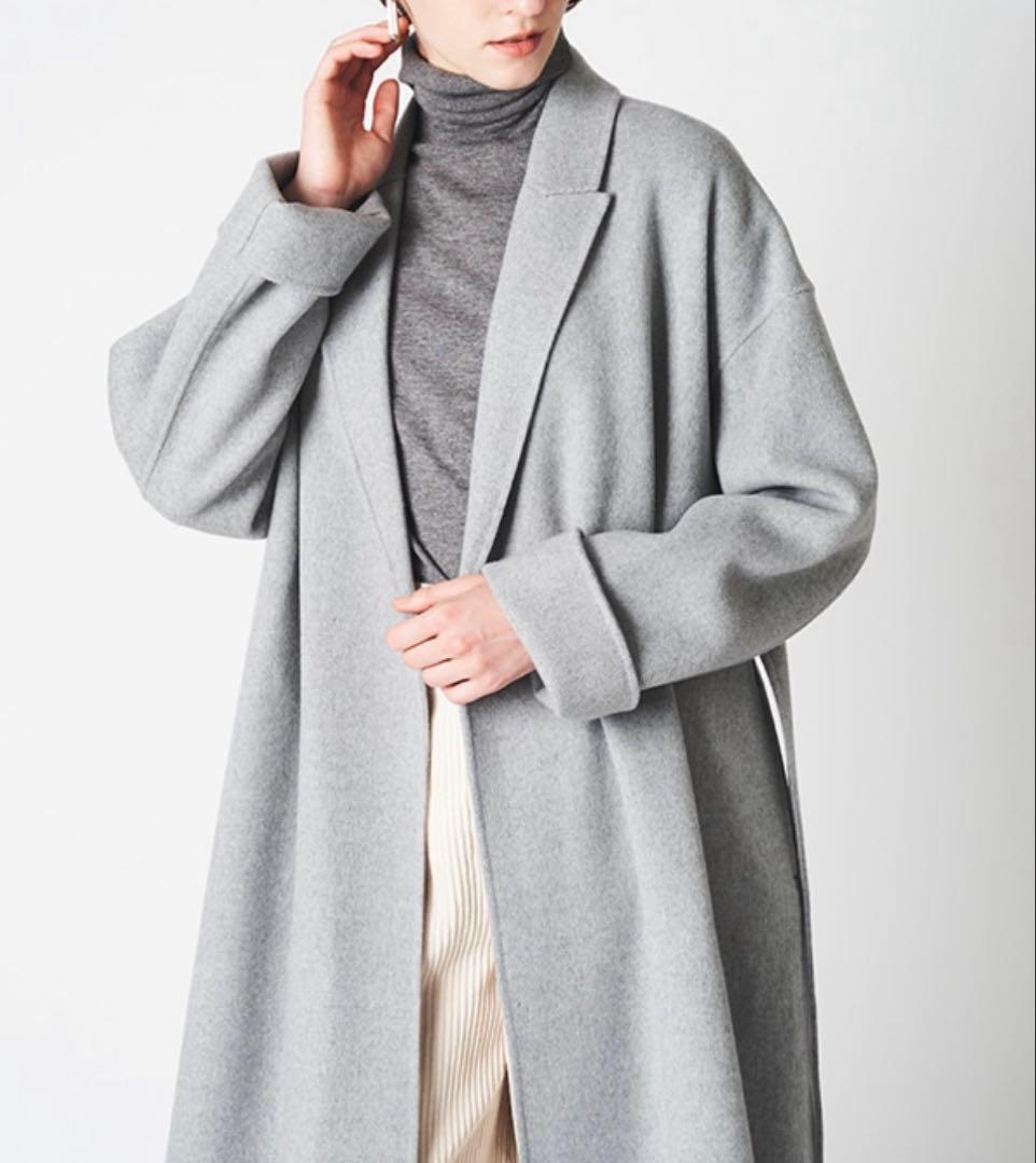 NORC ウール ローブロングコート/ドゥロワーブラミンクプランCドゥーズィエム