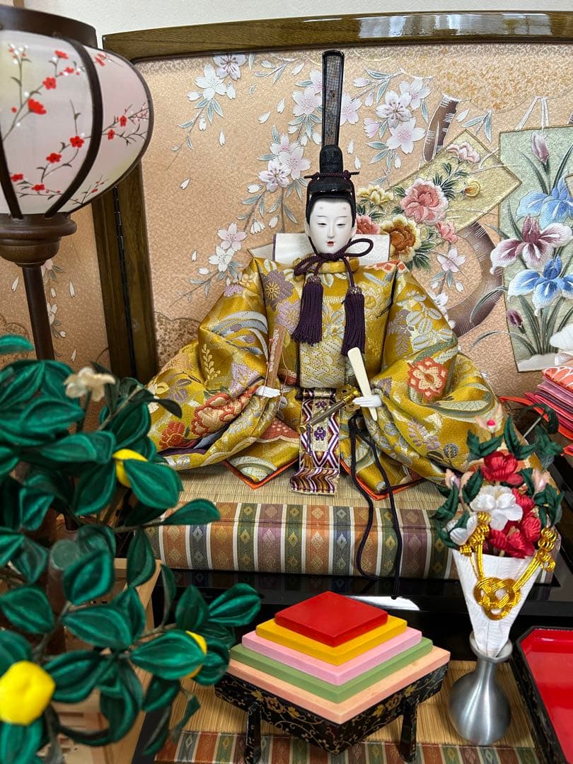 2/4 ②中古　平安一甫　ひな人形　おひなさま　ひな祭り　節句