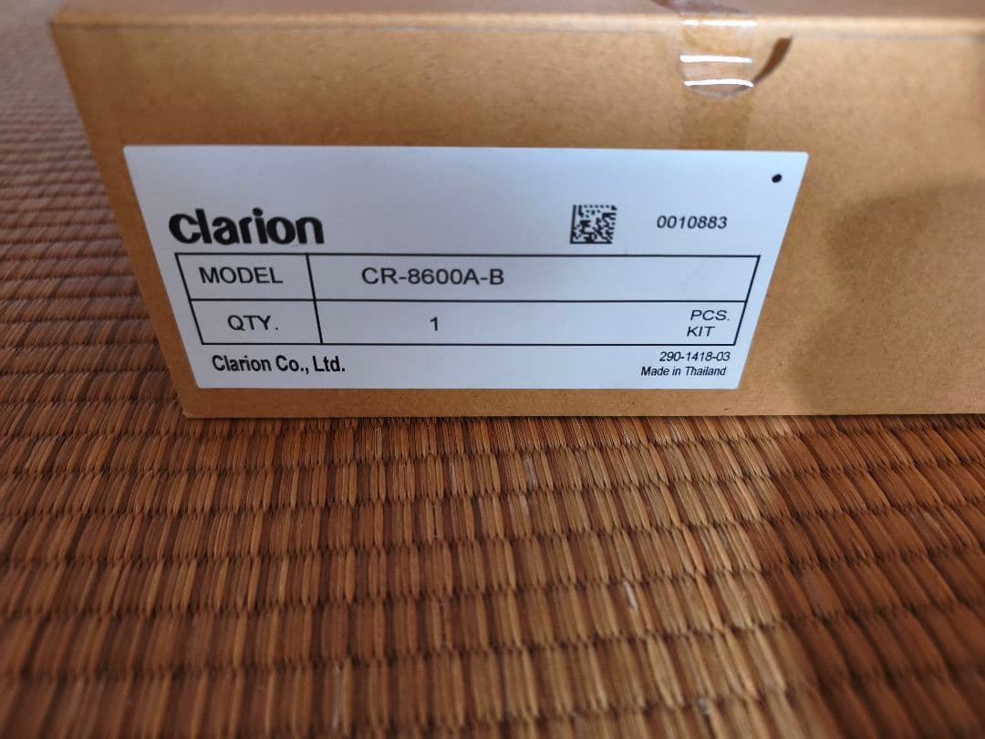 【新品】clarion バックカメラ+モニター CR8600 CJ7800