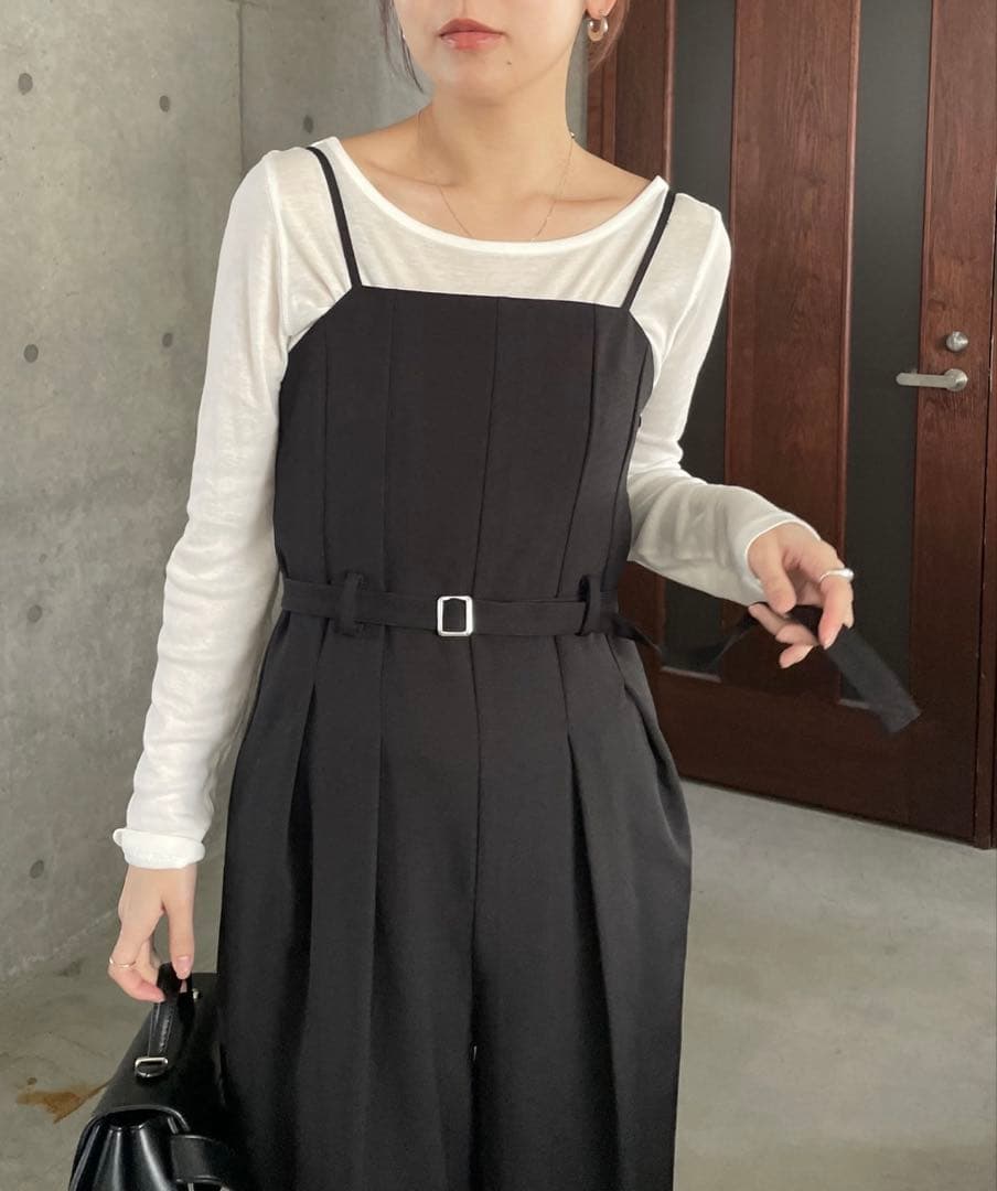 【25AW】美品★CAPRICIEUX LE'MAGE／ベアロンパース／36