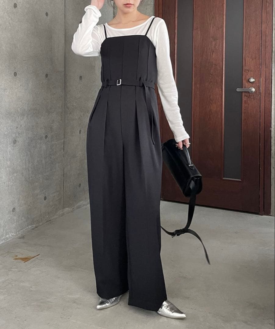 【25AW】美品★CAPRICIEUX LE'MAGE／ベアロンパース／36