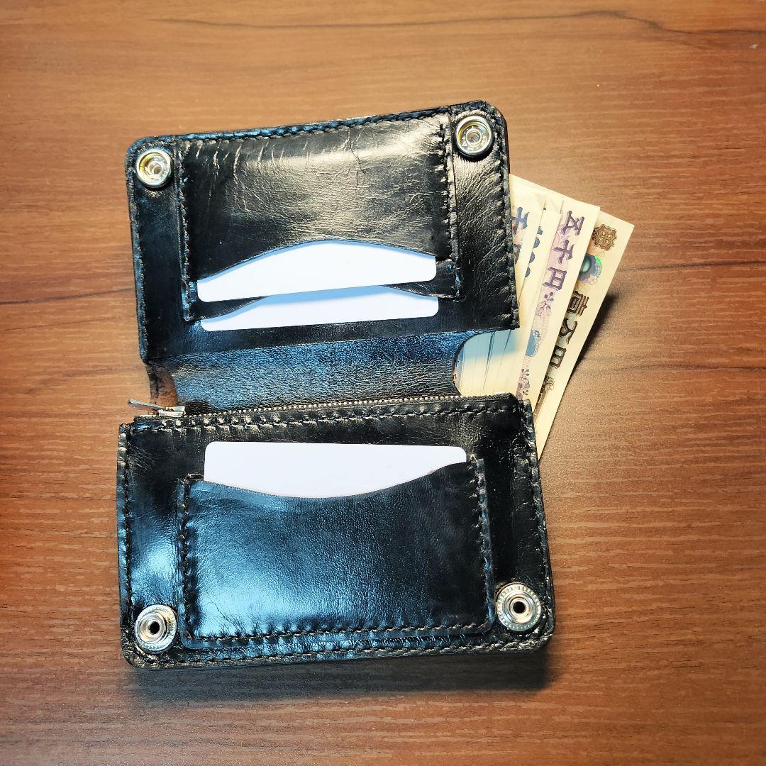 茶芯　ホース　ミドルトラッカーウォレット