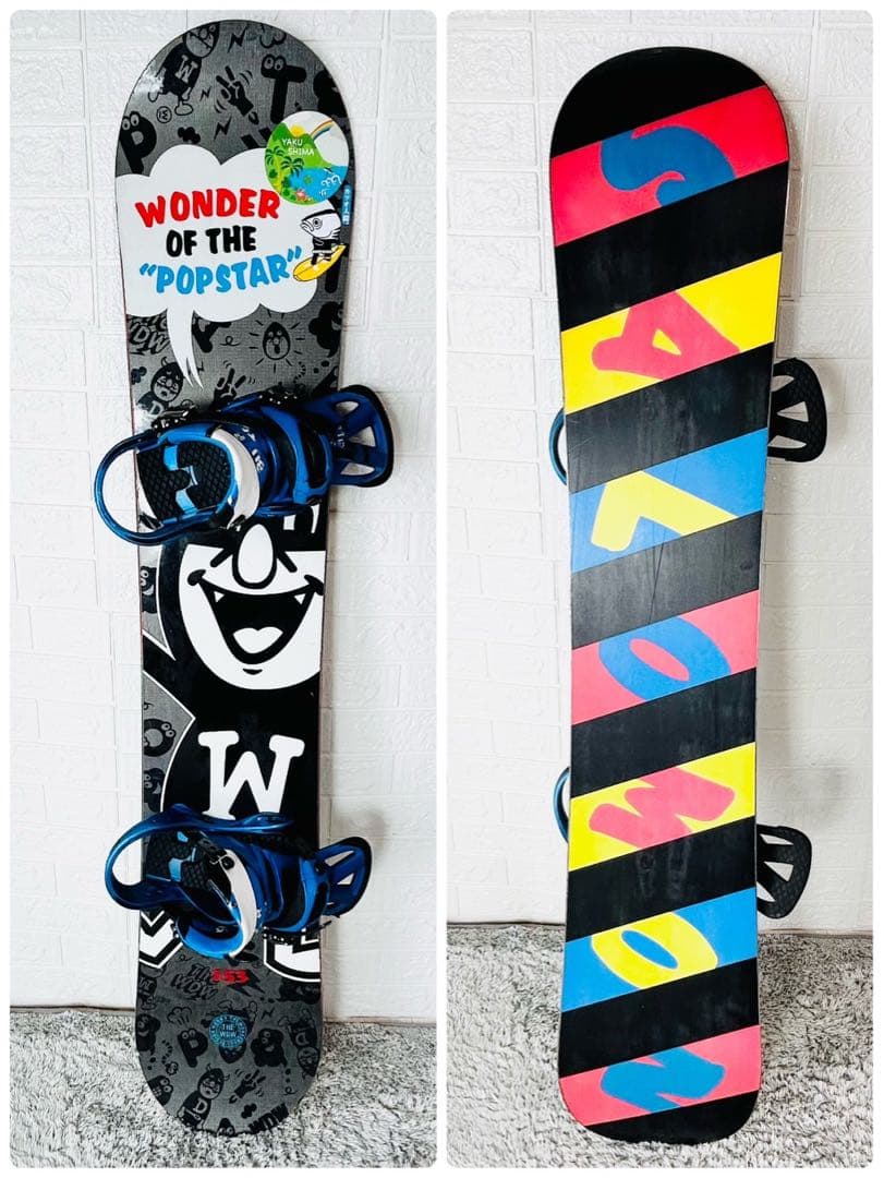 サロモン POPSTAR バートン スノーボード セット 153cm 初心者