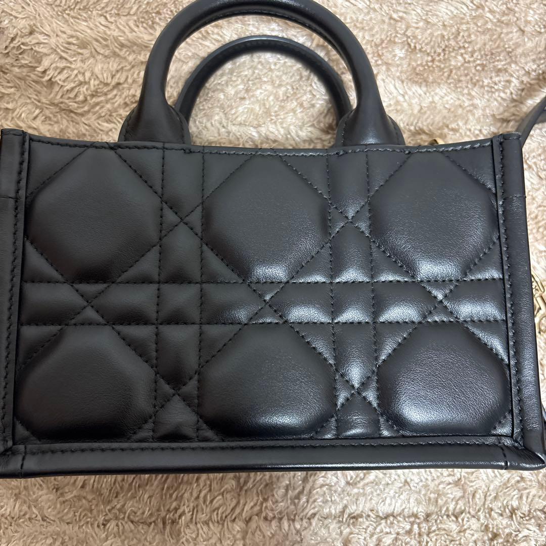 Dior Book Tote バッグ ミニ ブラック キルティング ショルダー