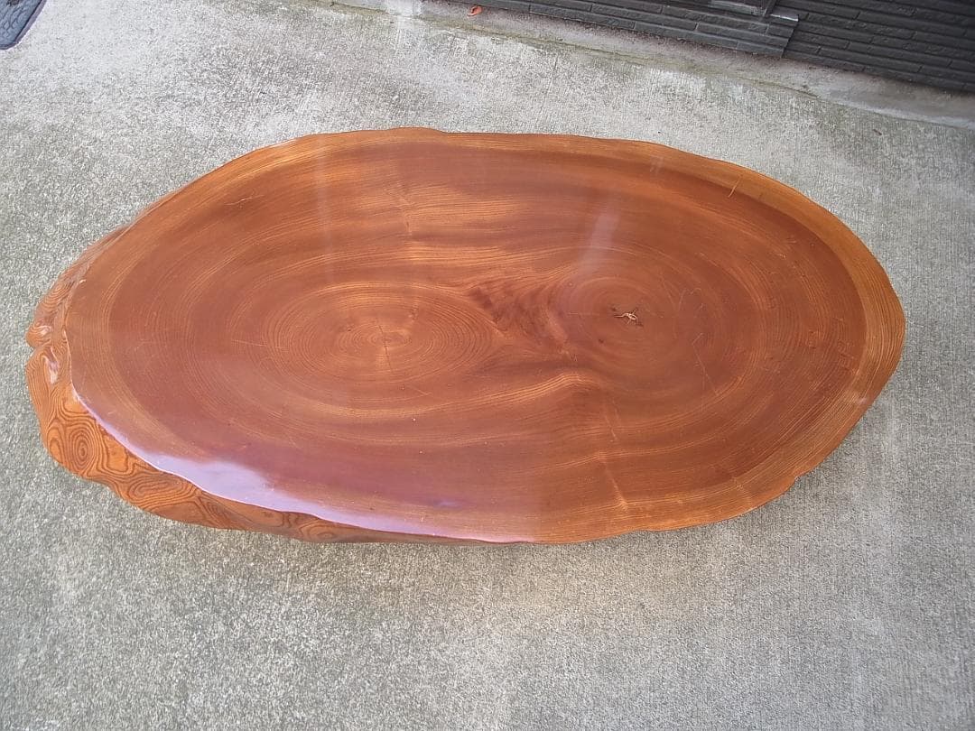y*i様 1枚板　座卓　テーブル　木製　輪切り