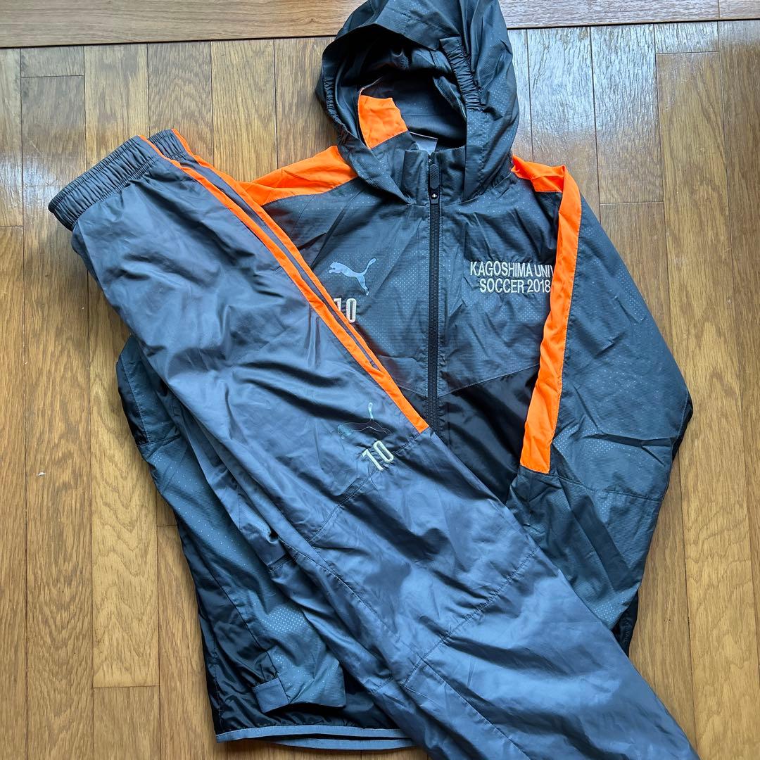 【大特価】鹿児島大学学友会サッカー部　ウィンドブレーカー【背番号10】