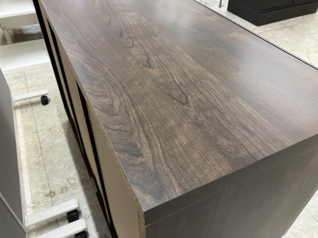 LOWYA サイドボード キャビネット ブラウン