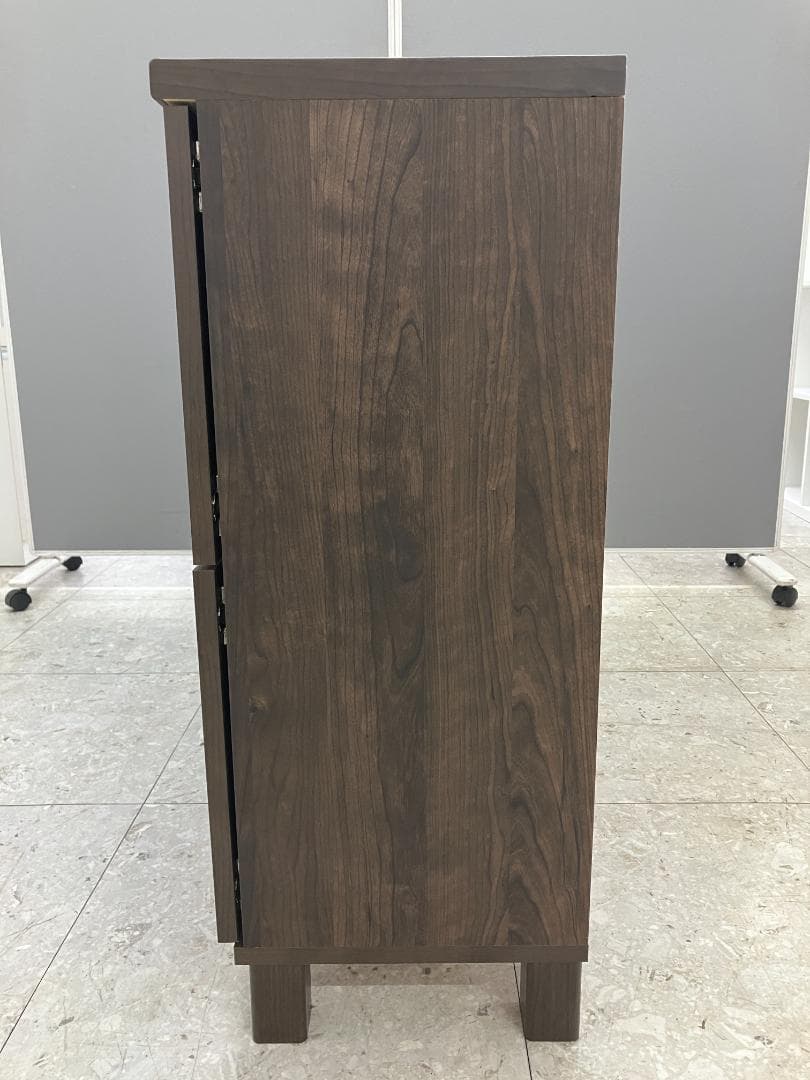 LOWYA サイドボード キャビネット ブラウン