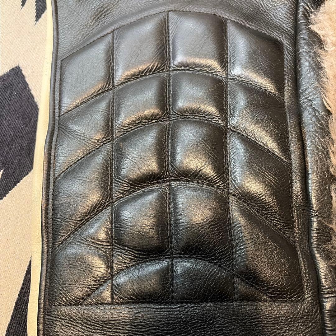 超希少　牛革 パッド付きパンツ 4SPEED