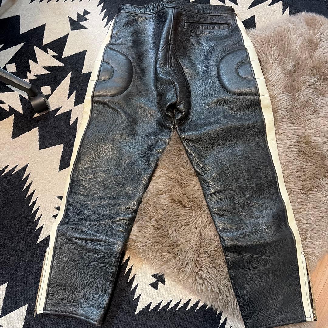 超希少　牛革 パッド付きパンツ 4SPEED