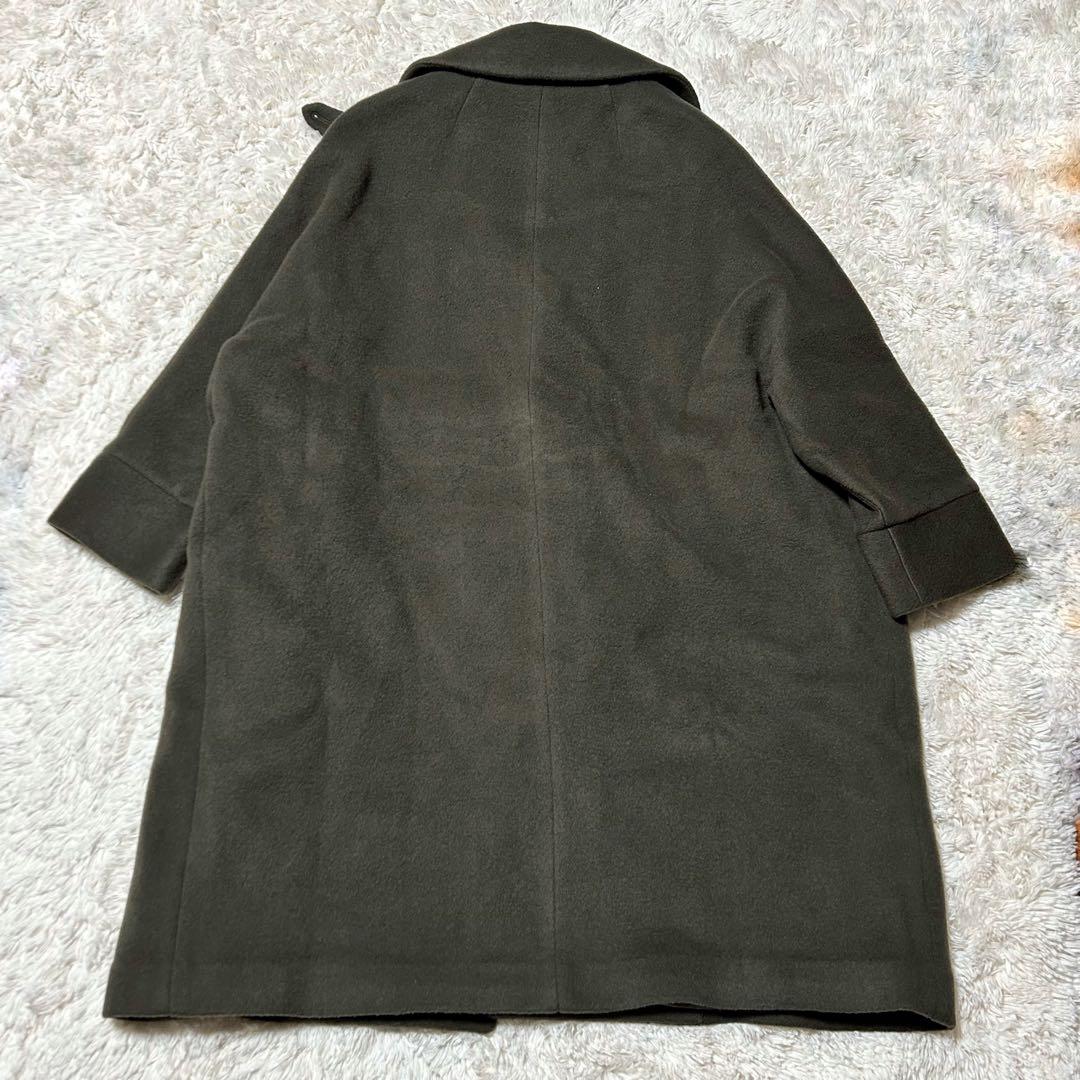 TICCA ティッカ　テントコート　カーキ　ダブルブレストコート　F