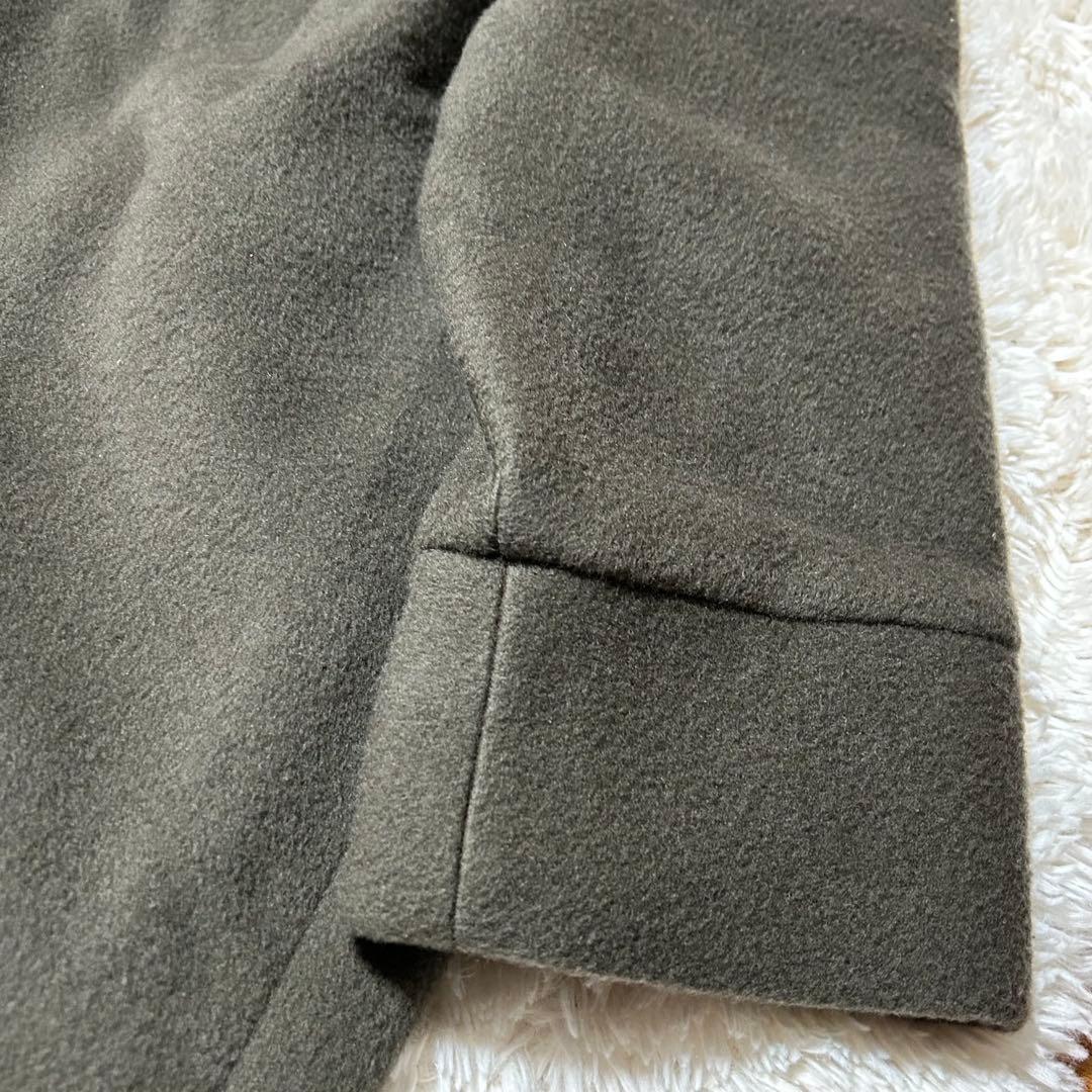 TICCA ティッカ　テントコート　カーキ　ダブルブレストコート　F