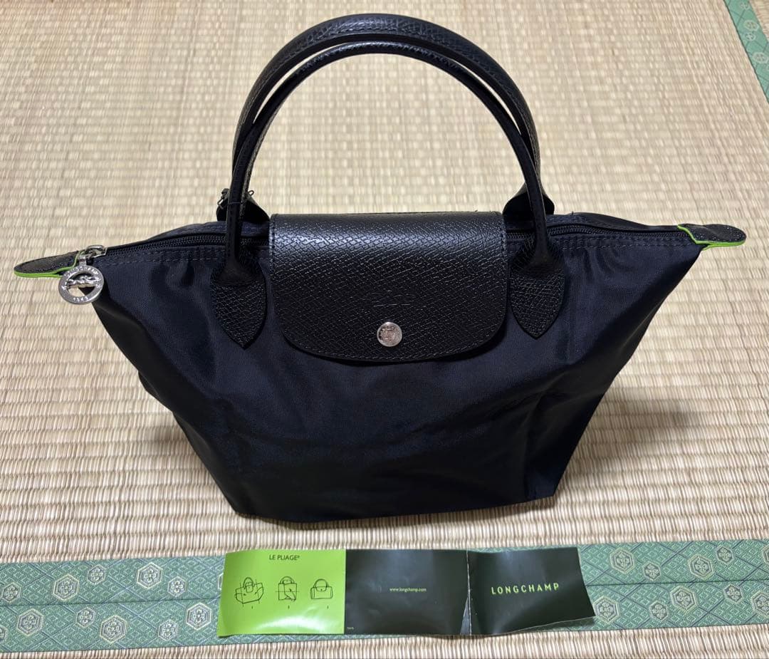 美品✨ロンシャン ルプリアージュ クラブ Sサイズ ハンドバッグ ミニトート黒
