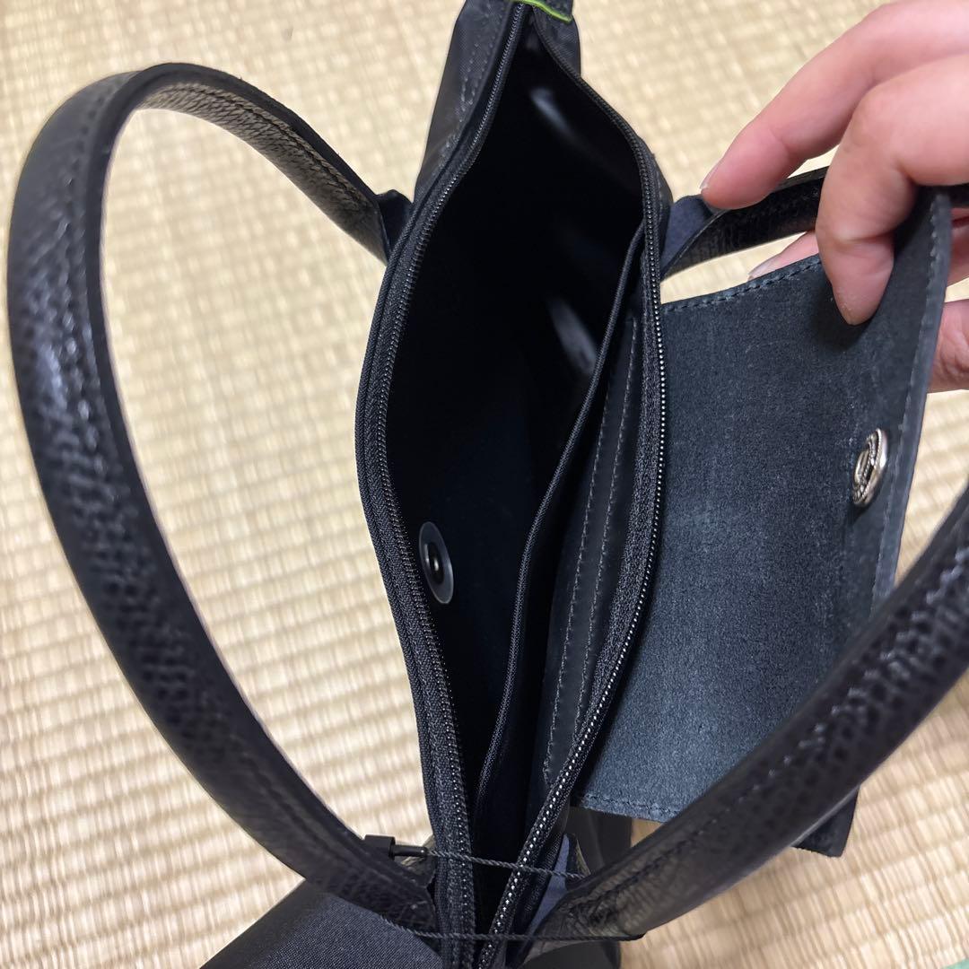 美品✨ロンシャン ルプリアージュ クラブ Sサイズ ハンドバッグ ミニトート黒