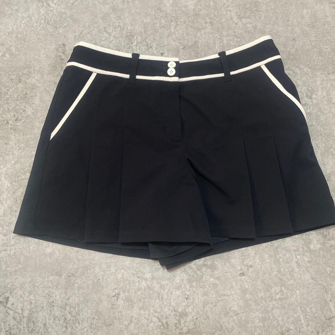 BRIEFING 黒のプリーツスカート L