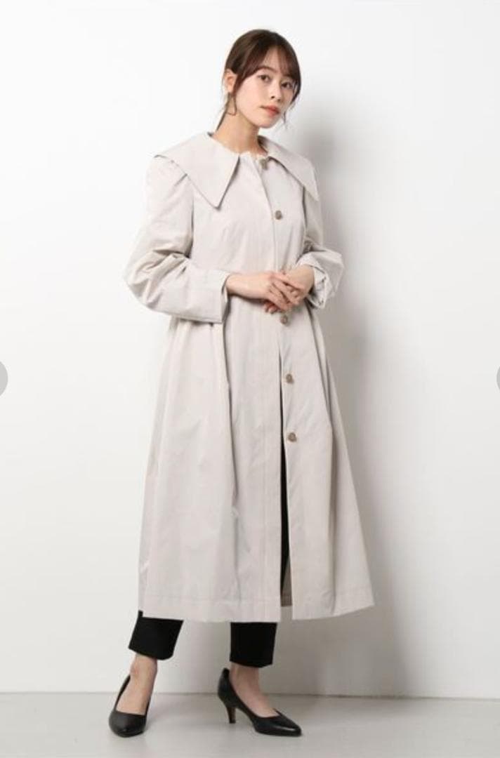 CELFORD セルフォード ビッグカラートレンチコート ベージュ サイズ36