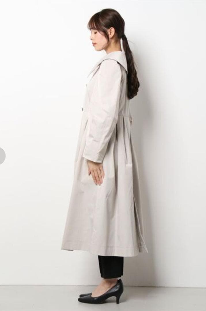 CELFORD セルフォード ビッグカラートレンチコート ベージュ サイズ36