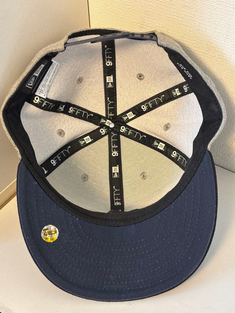 コラボ/阪神タイガース/限定/キャップ/帽子/ニューエラ/スウェット/グレー/紺