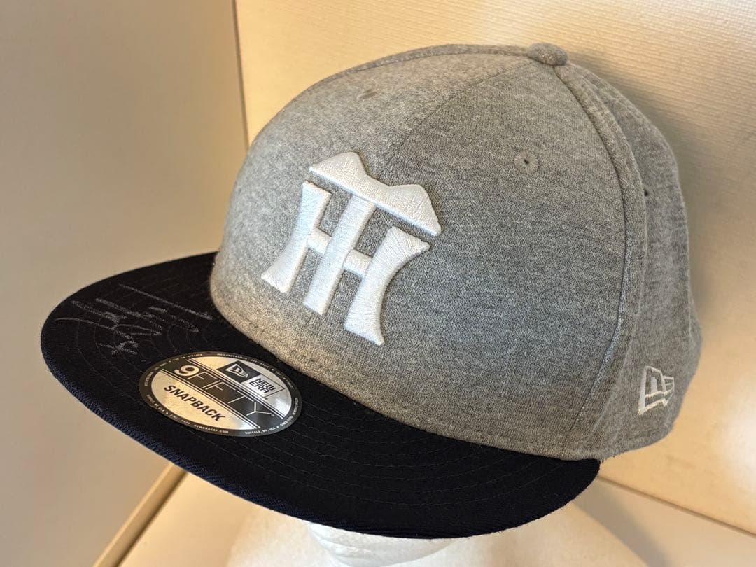 コラボ/阪神タイガース/限定/キャップ/帽子/ニューエラ/スウェット/グレー/紺