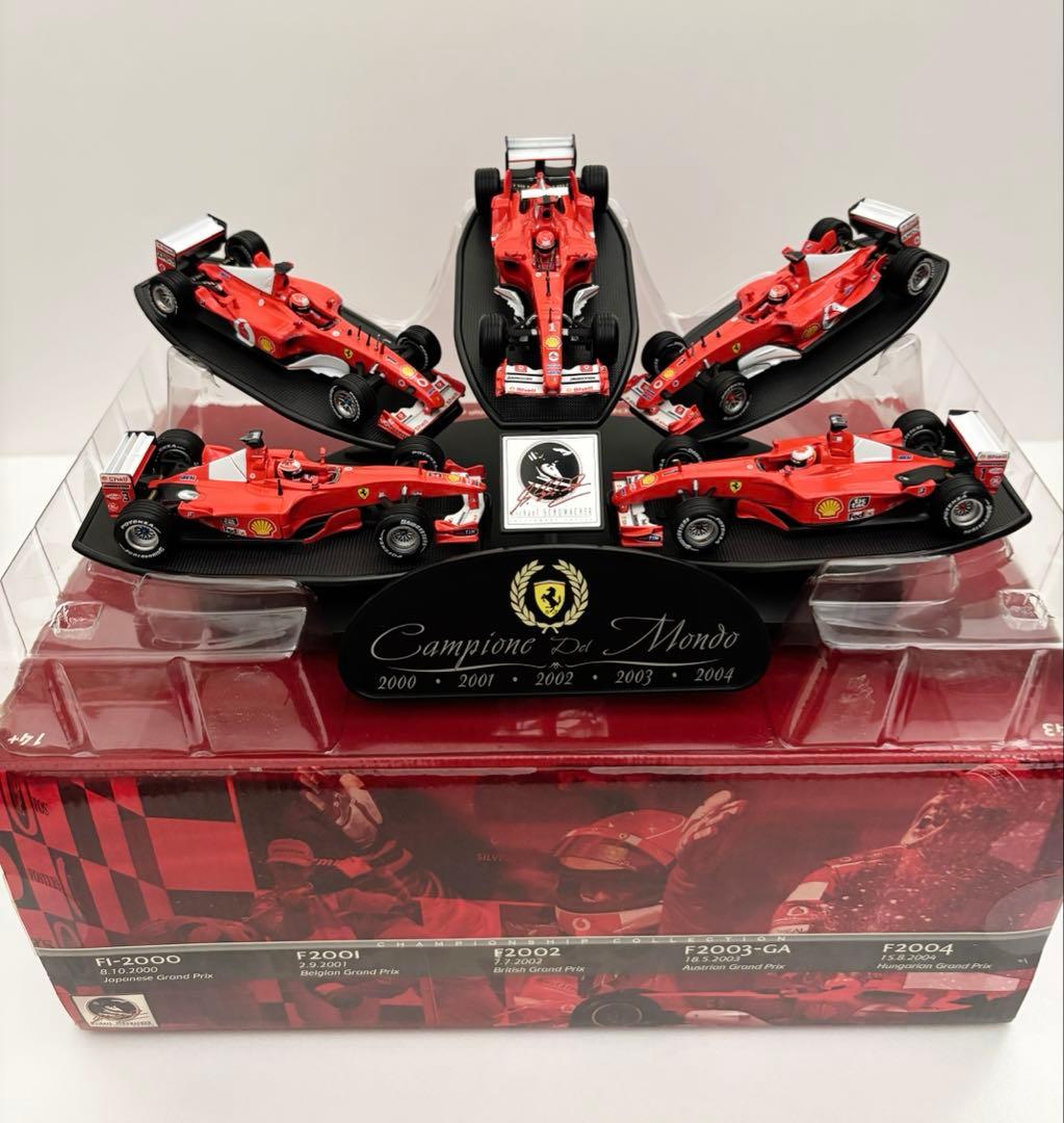 ホットウィール 1/43 フェラーリシューマッハ チャンピオンシップコレクション