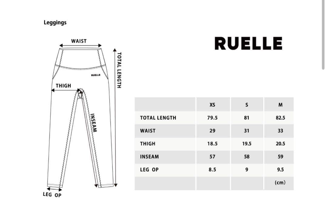 sk6534 RUELLE ヨガ　レギンス　ブラック/S 2点