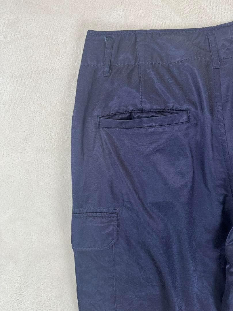 ジャーナルスタンダードラックス　サテンカーゴパンツ　ネイビー　紺色