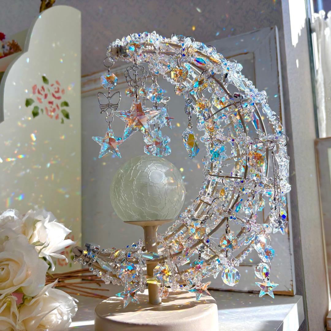 みるくみるく✩.*˚ ライトスタンド✩SWAROVSKIサンキャッチャー