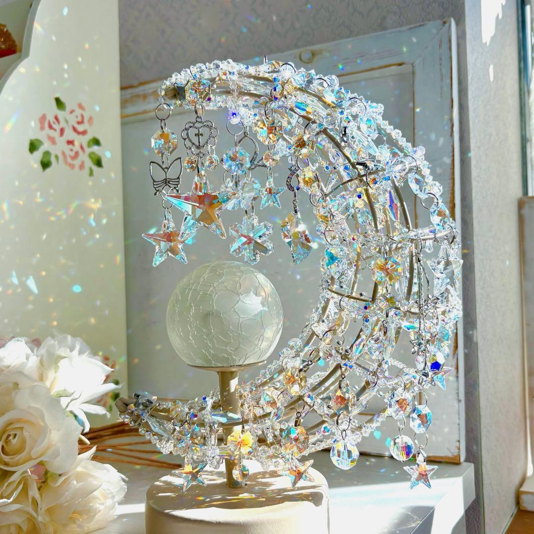 みるくみるく✩.*˚ ライトスタンド✩SWAROVSKIサンキャッチャー