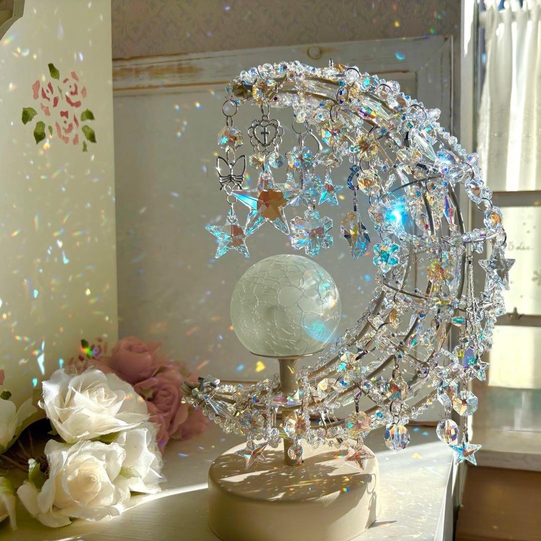 みるくみるく✩.*˚ ライトスタンド✩SWAROVSKIサンキャッチャー