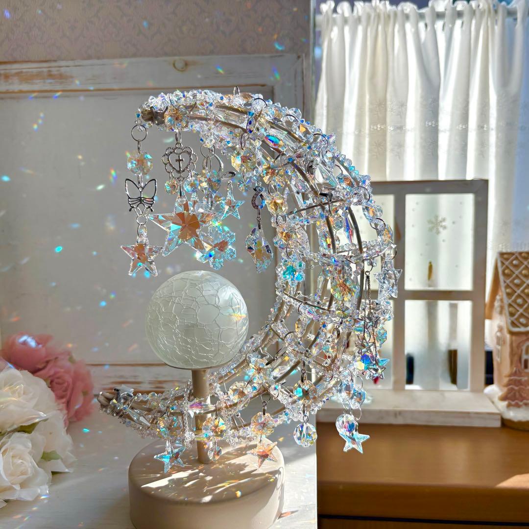 みるくみるく✩.*˚ ライトスタンド✩SWAROVSKIサンキャッチャー