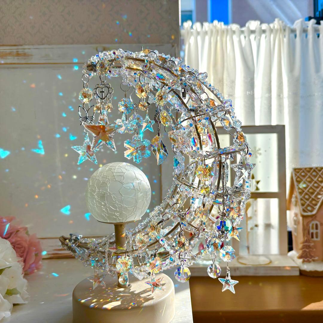 みるくみるく✩.*˚ ライトスタンド✩SWAROVSKIサンキャッチャー