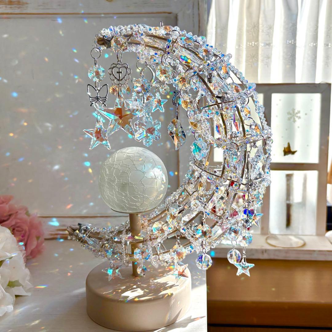 みるくみるく✩.*˚ ライトスタンド✩SWAROVSKIサンキャッチャー