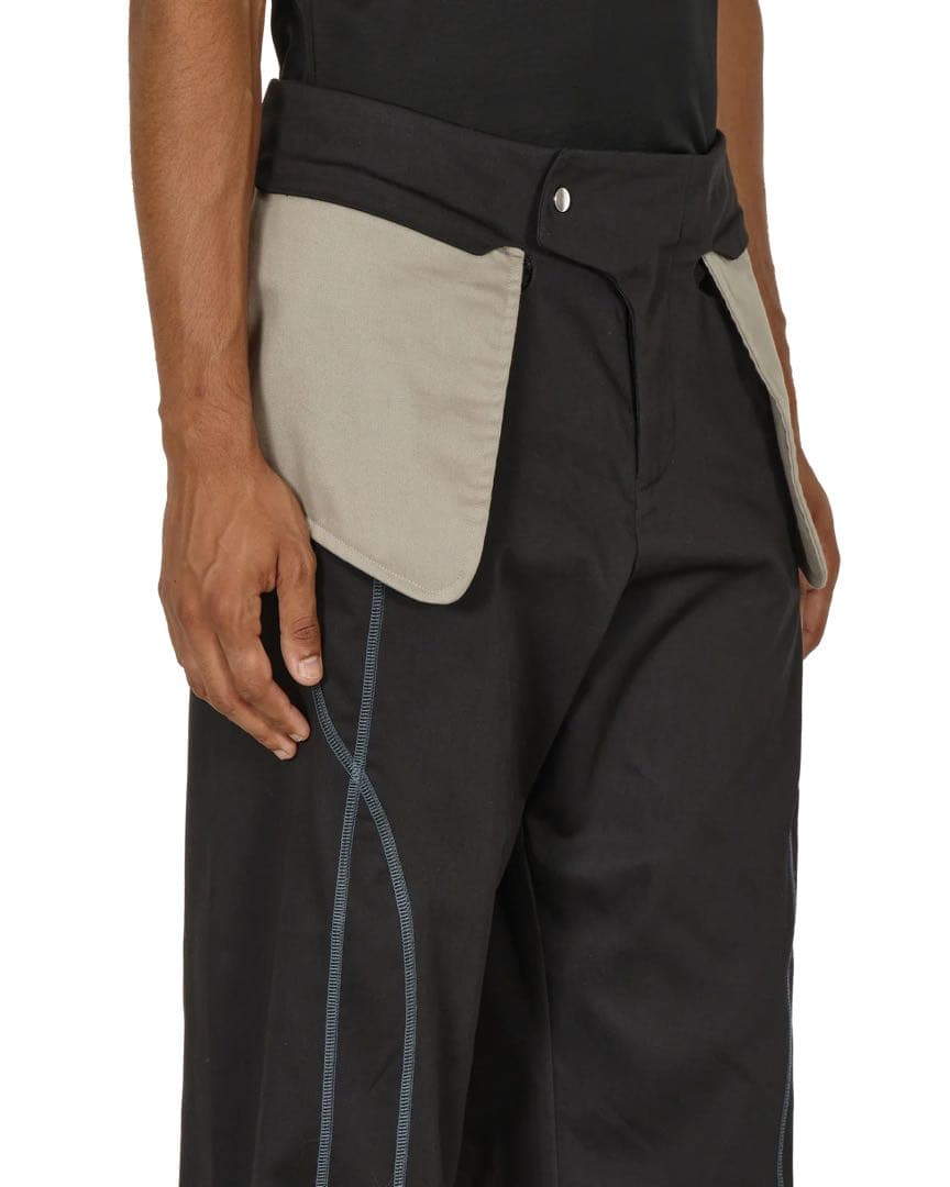 J.L -A.L black trouser pants 定価¥86500